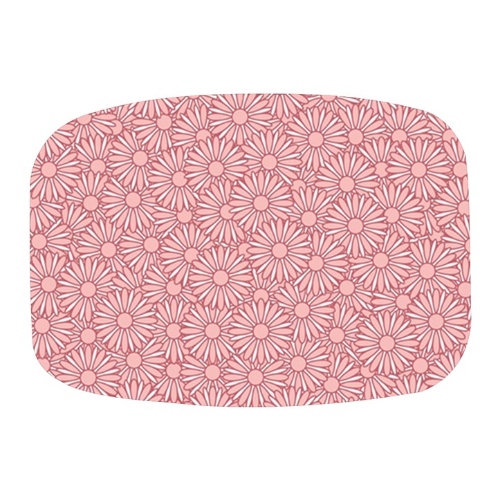 Flora Flowers Pattern Design Pink Spring Nature Mini Square Pill Box