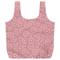 Flora Flowers Pattern Design Pink Spring Nature Full Print Recycle Bag (xxl) by artworkshop