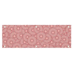 Flora Flowers Pattern Design Pink Spring Nature Banner And Sign 6  X 2 