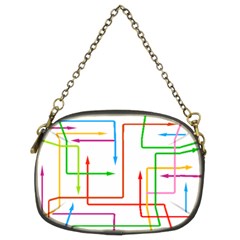 Arrows Direction Productionplanning Chain Purse (two Sides) by Wegoenart