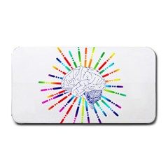 Brain Icon Star Biology Abstract Medium Bar Mats by Wegoenart