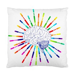 Brain Icon Star Biology Abstract Standard Cushion Case (one Side) by Wegoenart