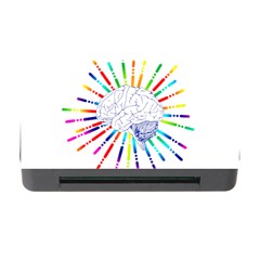 Brain Icon Star Biology Abstract Memory Card Reader With Cf by Wegoenart