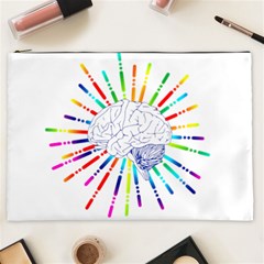 Brain Icon Star Biology Abstract Cosmetic Bag (xxl) by Wegoenart