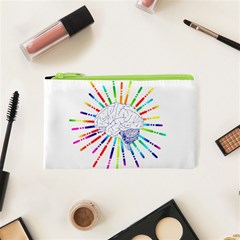 Brain Icon Star Biology Abstract Cosmetic Bag (xs) by Wegoenart