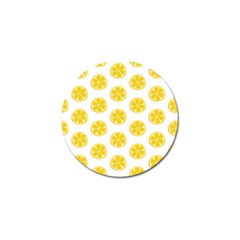 Fruit Food Juicy Organic Yellow Golf Ball Marker by Wegoenart