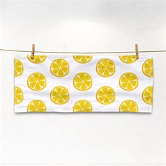 Fruit Food Juicy Organic Yellow Hand Towel by Wegoenart