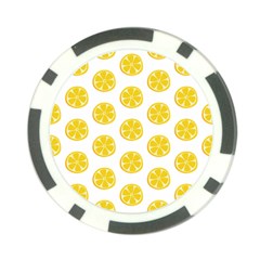 Fruit Food Juicy Organic Yellow Poker Chip Card Guard (10 Pack) by Wegoenart