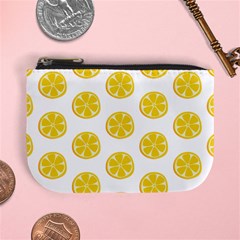 Fruit Food Juicy Organic Yellow Mini Coin Purse by Wegoenart