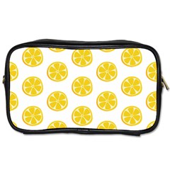 Fruit Food Juicy Organic Yellow Toiletries Bag (one Side) by Wegoenart