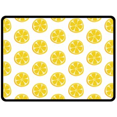 Fruit Food Juicy Organic Yellow Fleece Blanket (large)  by Wegoenart