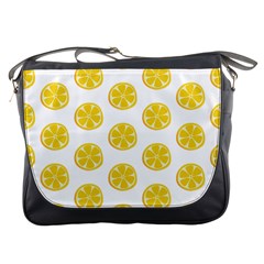 Fruit Food Juicy Organic Yellow Messenger Bag by Wegoenart