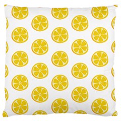 Fruit Food Juicy Organic Yellow Large Cushion Case (two Sides) by Wegoenart