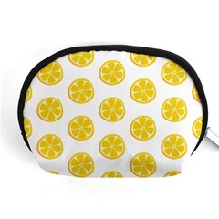 Fruit Food Juicy Organic Yellow Accessory Pouch (medium) by Wegoenart