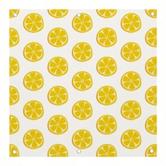 Fruit Food Juicy Organic Yellow Banner And Sign 3  X 3  by Wegoenart