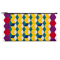 Vectors Blocks Label Illusion Pencil Case by Wegoenart