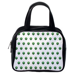 Aliens Ufo Fantasy Pattern Classic Handbag (one Side) by Wegoenart