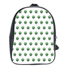 Aliens Ufo Fantasy Pattern School Bag (large) by Wegoenart