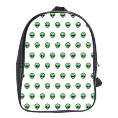 Aliens Ufo Fantasy Pattern School Bag (xl) by Wegoenart