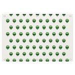 Aliens Ufo Fantasy Pattern Banner and Sign 6  x 4  Front