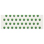 Aliens Ufo Fantasy Pattern Banner and Sign 9  x 3  Front