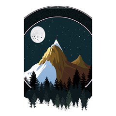 Mountains Forest Moon Stars View Shower Curtain 48  X 72  (small)  by Wegoenart