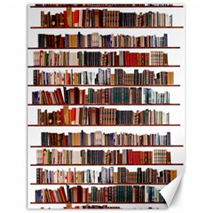 Books Shelves Bookshelves Bookcase 634 Canvas 18  X 24  by Wegoenart