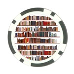 Books Shelves Bookshelves Bookcase 634 Poker Chip Card Guard Back