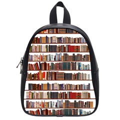 Books Shelves Bookshelves Bookcase 634 School Bag (small) by Wegoenart