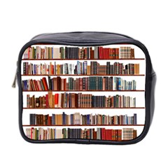 Books Shelves Bookshelves Bookcase 634 Mini Toiletries Bag (two Sides) by Wegoenart