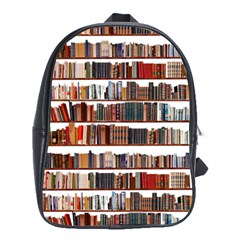 Books Shelves Bookshelves Bookcase 634 School Bag (xl) by Wegoenart