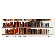 Books Shelves Bookshelves Bookcase 634 Banner And Sign 6  X 2 