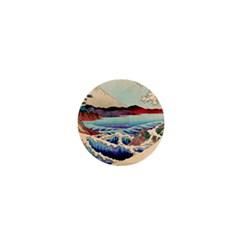 Wave Japanese Mount Fuji 1  Mini Magnets by Wegoenart