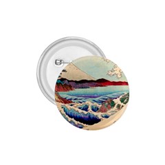 Wave Japanese Mount Fuji 1.75  Buttons