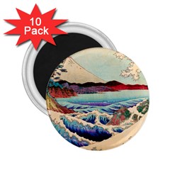 Wave Japanese Mount Fuji 2.25  Magnets (10 pack) 