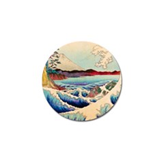 Wave Japanese Mount Fuji Golf Ball Marker