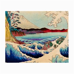 Wave Japanese Mount Fuji Small Glasses Cloth