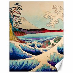 Wave Japanese Mount Fuji Canvas 12  x 16 