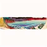 Wave Japanese Mount Fuji Large Bar Mats 32 x8.5  Bar Mat