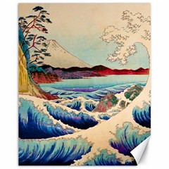 Wave Japanese Mount Fuji Canvas 11  x 14 