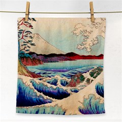 Wave Japanese Mount Fuji Face Towel