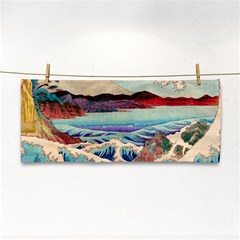 Wave Japanese Mount Fuji Hand Towel