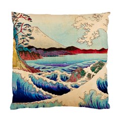 Wave Japanese Mount Fuji Standard Cushion Case (One Side)