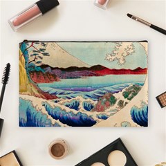 Wave Japanese Mount Fuji Cosmetic Bag (Large)