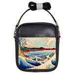 Wave Japanese Mount Fuji Girls Sling Bag Front