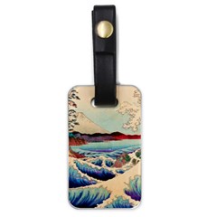 Wave Japanese Mount Fuji Luggage Tag (one side)