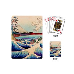 Wave Japanese Mount Fuji Playing Cards Single Design (Mini)