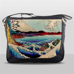 Wave Japanese Mount Fuji Messenger Bag