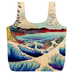 Wave Japanese Mount Fuji Full Print Recycle Bag (XL)