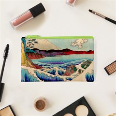 Wave Japanese Mount Fuji Cosmetic Bag (xs) by Wegoenart